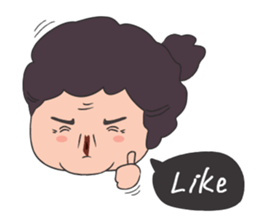 Aunt human (English version) sticker #2626256