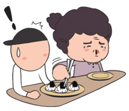 Aunt human (English version) sticker #2626257