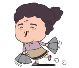 Aunt human (English version) sticker #2626258