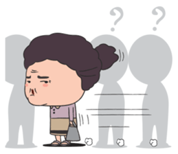 Aunt human (English version) sticker #2626261