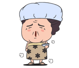 Aunt human (English version) sticker #2626262