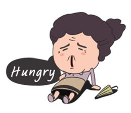 Aunt human (English version) sticker #2626264