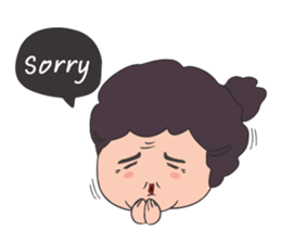 Aunt human (English version) sticker #2626265