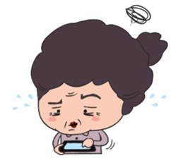 Aunt human (English version) sticker #2626266