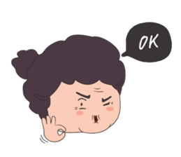 Aunt human (English version) sticker #2626267