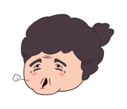 Aunt human (English version) sticker #2626270