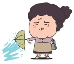 Aunt human (English version) sticker #2626274