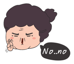 Aunt human (English version) sticker #2626275