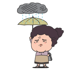 Aunt human (English version) sticker #2626276