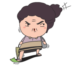 Aunt human (English version) sticker #2626277