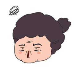 Aunt human (English version) sticker #2626281