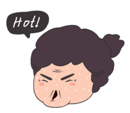 Aunt human (English version) sticker #2626283