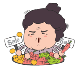 Aunt human (English version) sticker #2626284