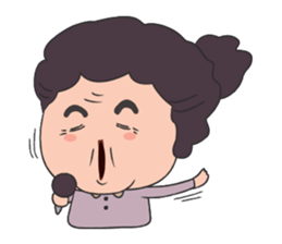 Aunt human (English version) sticker #2626286