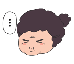 Aunt human (English version) sticker #2626287