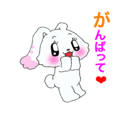 Rabbit of brilliant eyes. sticker #2626377