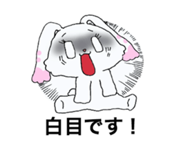 Rabbit of brilliant eyes. sticker #2626380