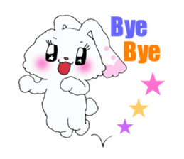 Rabbit of brilliant eyes. sticker #2626398