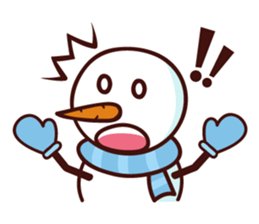 Winter Snowman sticker #2626690