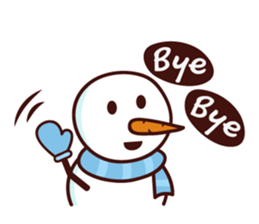 Winter Snowman sticker #2626693