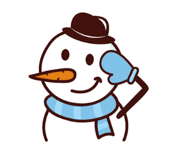 Winter Snowman sticker #2626696
