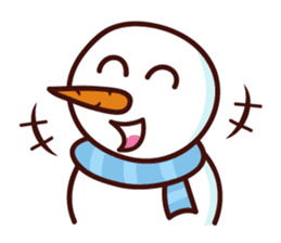 Winter Snowman sticker #2626697