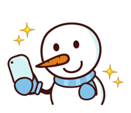 Winter Snowman sticker #2626698