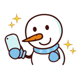 Winter Snowman sticker #2626698