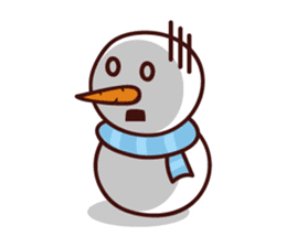 Winter Snowman sticker #2626700