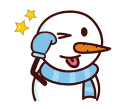 Winter Snowman sticker #2626701
