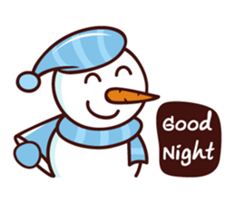 Winter Snowman sticker #2626702