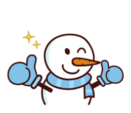 Winter Snowman sticker #2626706