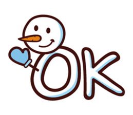 Winter Snowman sticker #2626707