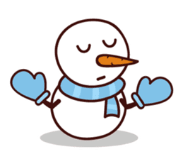 Winter Snowman sticker #2626712