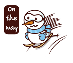 Winter Snowman sticker #2626721