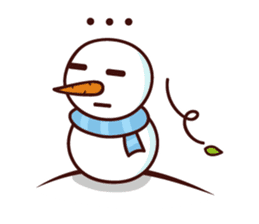 Winter Snowman sticker #2626722