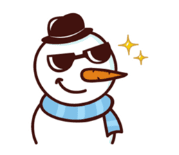 Winter Snowman sticker #2626726