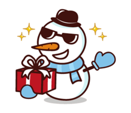 Winter Snowman sticker #2626727