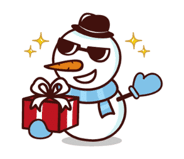 Winter Snowman sticker #2626727