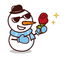 Winter Snowman sticker #2626728