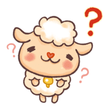 Happy 300 % cotton sheep sticker #2627571