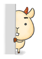 Happy 300 % cotton sheep sticker #2627603