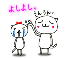 Heartwarm Cat and Love Cat sticker #2628751