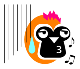 Frank monkeys sticker #2629040