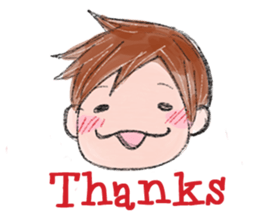 Schoolchild Akkun(English) sticker #2629369