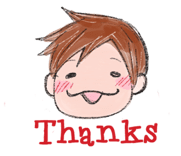 Schoolchild Akkun(English) sticker #2629369