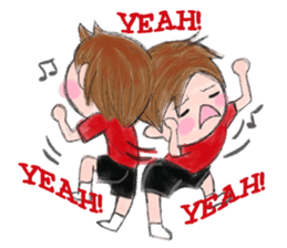 Schoolchild Akkun(English) sticker #2629373