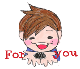 Schoolchild Akkun(English) sticker #2629374