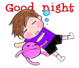 Schoolchild Akkun(English) sticker #2629376