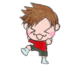 Schoolchild Akkun(English) sticker #2629377